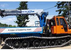 &laquo;Алтайлесмаш&raquo; представил обновленную вездеходную спецмашину для установки ЛЭП