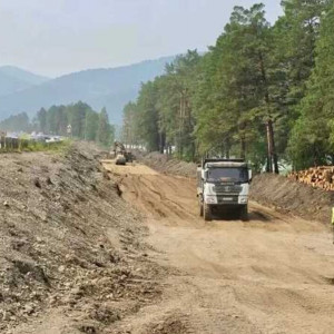 НПС приступил к&nbsp;устройству земляного полотна на&nbsp;Чуйском тракте