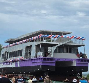 В Самаре спустили на воду второй катамаран проекта «Соммерс-L»