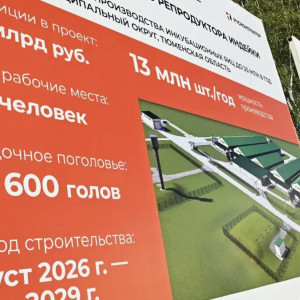 В&nbsp;Тюменской области стартовало строительство племенного репродуктора индейки 2-го порядка