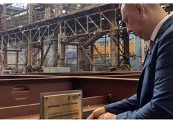 На&nbsp;Хабаровском судостроительном заводе заложили два дебаркадера проекта Р4200