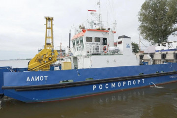 &laquo;Стройлидерплюс&raquo; передал заказчику судно обеспечения &laquo;Алиот&raquo; проекта FPW1
