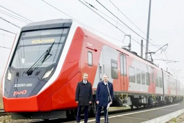 Новая версия двухсистемного электропоезда ЭС105П успешно проходит испытания