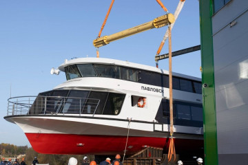 В&nbsp;Ленобласти спущены на&nbsp;воду электросуда &laquo;Кронштадт&raquo; и &laquo;Выборг&raquo;
