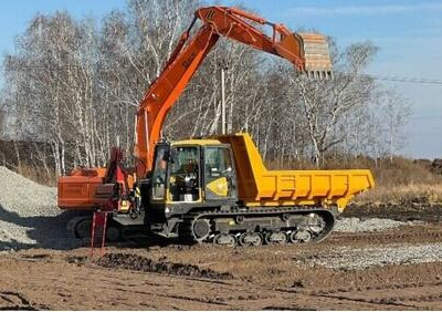 «ДСТ-Урал» продемонстрировал дистанционное строительство дороги