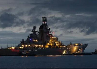 Новые фотографии модернизированного крейсера «Адмирал Нахимов» проекта 11442М